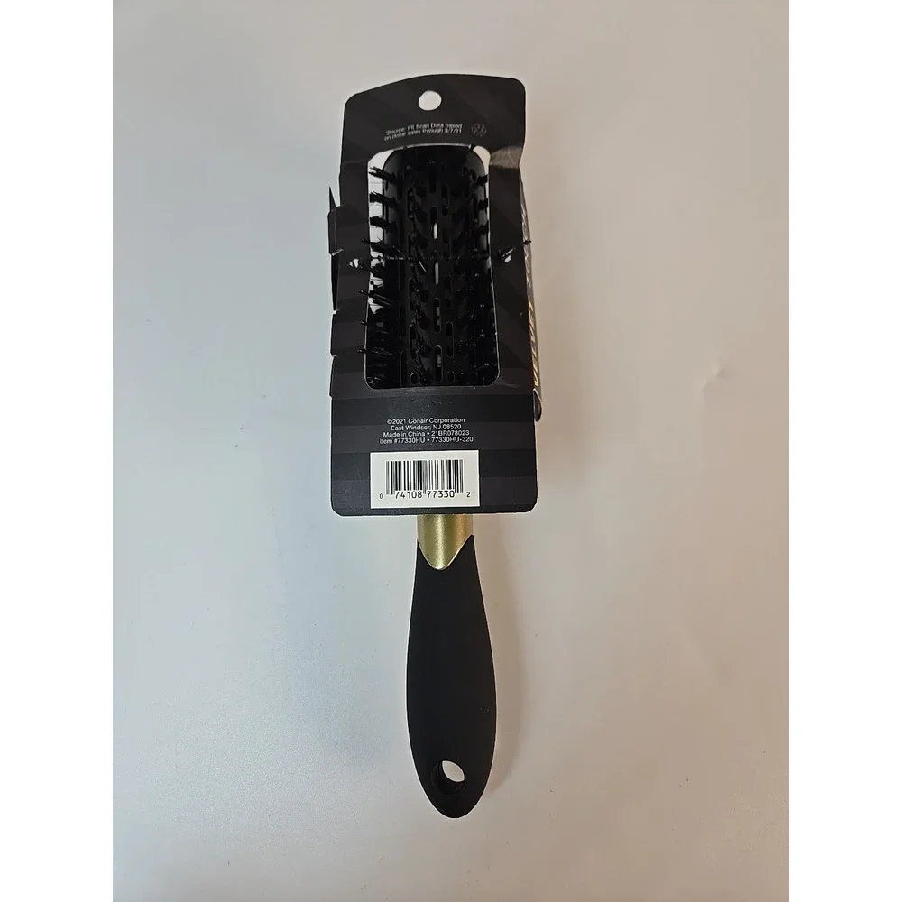 Conair Velvet Touch Vent Hair Brush Dry, Style ~ Black ~ * New*